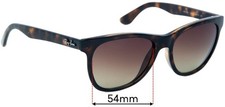 SFx Replacement Sunglass Lenses fits Ray-Ban RB4184 - 54mm Wide