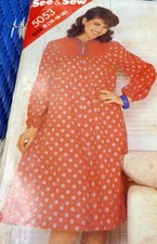 *LOVELY VTG 1970s MUU MUU DRESS Sewing Pattern 14-16-18 FF