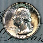 * 1932-S * SOLID+ GEM BU MS WASHINGTON QUARTER * FROM ORIGINAL COLLECTION