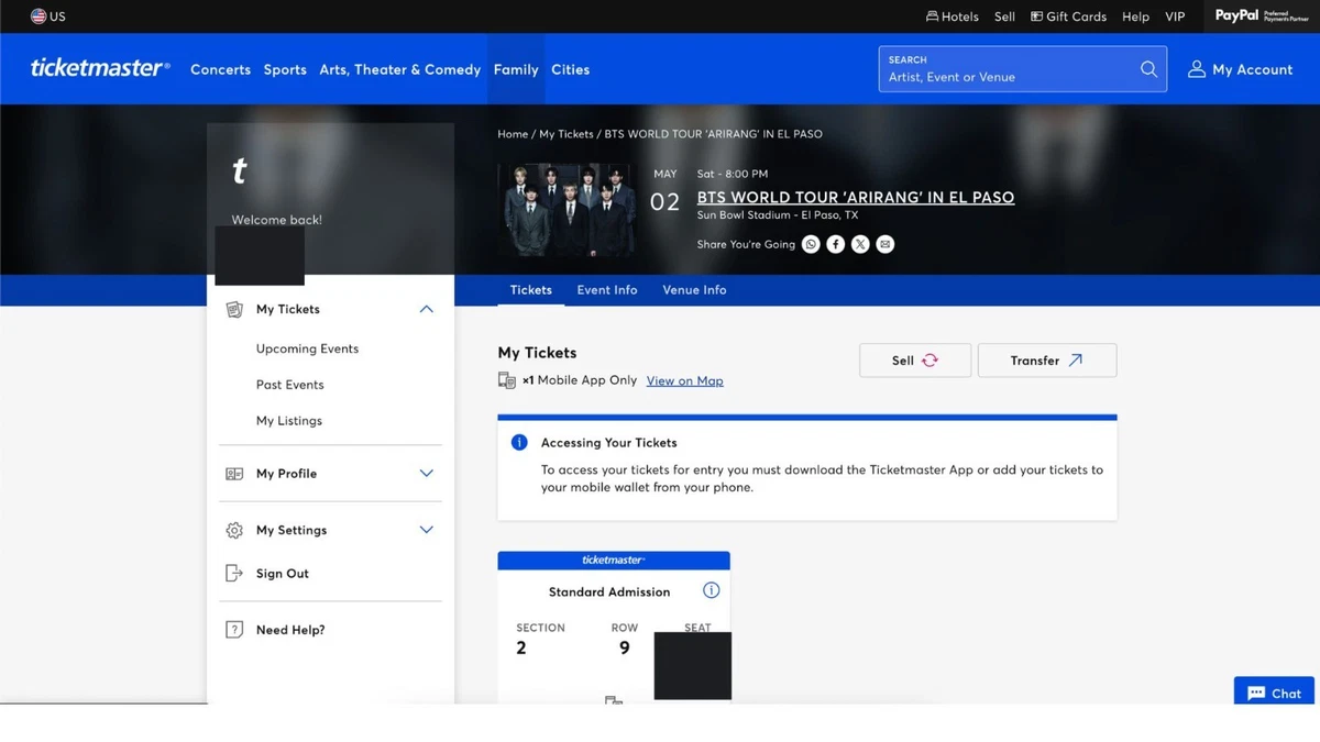 El Paso TX Concert Tickets for sale - eBay