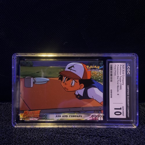 ‼️POP 21‼️CGC GEM MINT 10 POKÉMON TOPPS - Ash & Company FIRST PRINT - 1st Movie