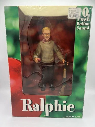 NECA A Christmas Story 10” Ralphie Action Figure, Authentic Movie Phrases, NRFB