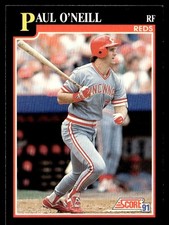 1991 Score Paul O'Neill Cincinnati Reds #227