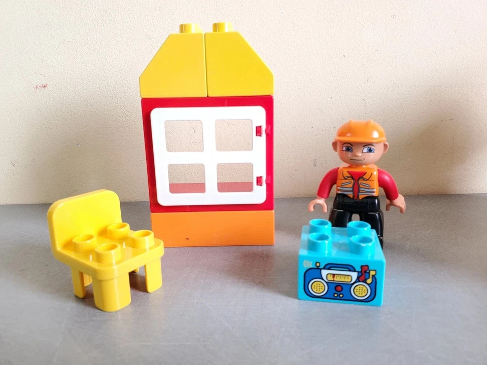 Lego Duplo 10529 Camion Benne + Radio + Maison + Conducteur Truck Chantier 2014 - Photo 2/4