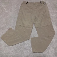 The North Face Pants Men's XL Beige Convertible Zip Off Cargo Gorpcore Hiking