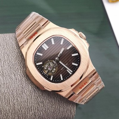 1.57 in Square Automatic Mechanical Wristwatch
