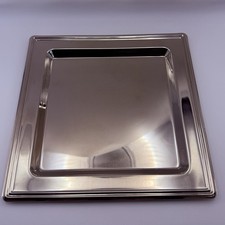 Ralph Lauren Engraved Chrome Tray 8.5  x 8.5 ...