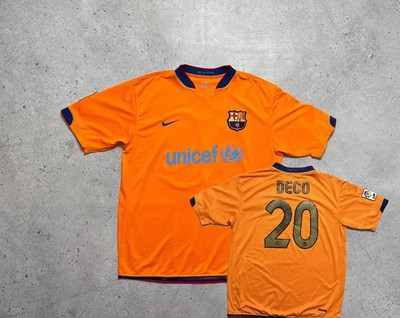 Nike FC Barcelona Deco #20 2006/2008 Vintage Soccer Jersey | eBay