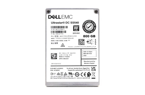 Dell WUSTR6480BSS200 DC SS540 800GB 2.5" 12Gb/s SAS SSD Dell P/N: 06VJC9 Tested