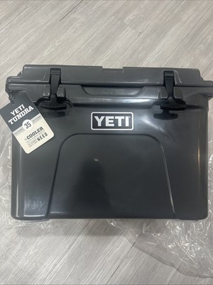 NEW YETI Tundra 35 Cooler Charcoal Hard Ice Chest w/ Dry Basket 
