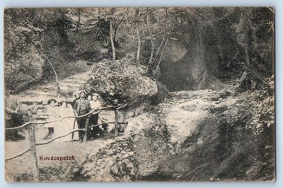 Slovenia Postcard Kovácspataki Mountains Rocky Structure Walkway View c1910