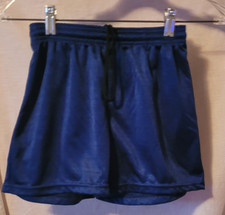 Boys Mulleadys Blue Athletic Shorts XS Solid Elastic Drawstring Loose Comfy Nice