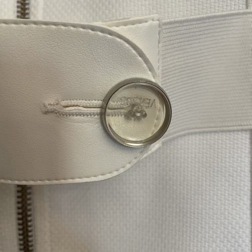VERSUS Gianni Versace White Structured Fit Cotton Jacket Size 26/40 - Picture 8 of 13