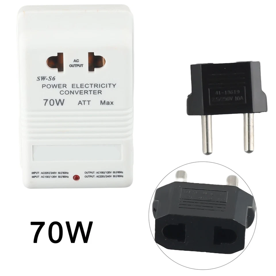 Convertisseur de tension pratique 110V120V ?? 220V240V 70W transformateur de voy - Photo 3/4