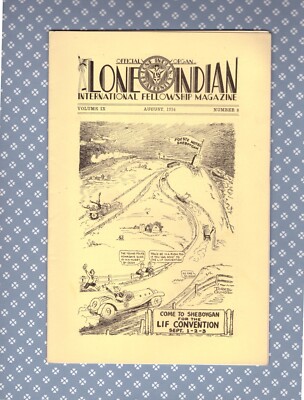 LSA  Lone Scouts  LIF Lone Indian Fraternity  Vol. 9  N 8 Aug 1934 Excellent