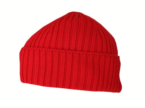 bogner herren sport winter mütze toque beanie hat cap rot red