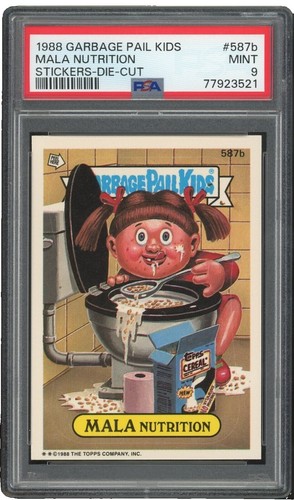 1985 Topps Garbage Pail Kids Stickers SCHIZO FRAN 49B OS2 GLOSSY