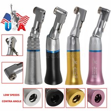 NSK Style Dental Slow Low Speed Contra Angle Handpiece Latch 1:1 E-type attach
