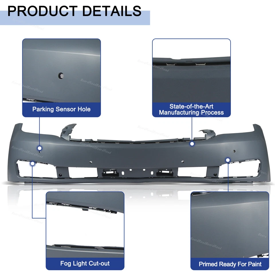 Fits Chevy Chevrolet Tahoe Suburban 2015-20 Front Bumper Cover With Sensor Holes Foto 4 de 4