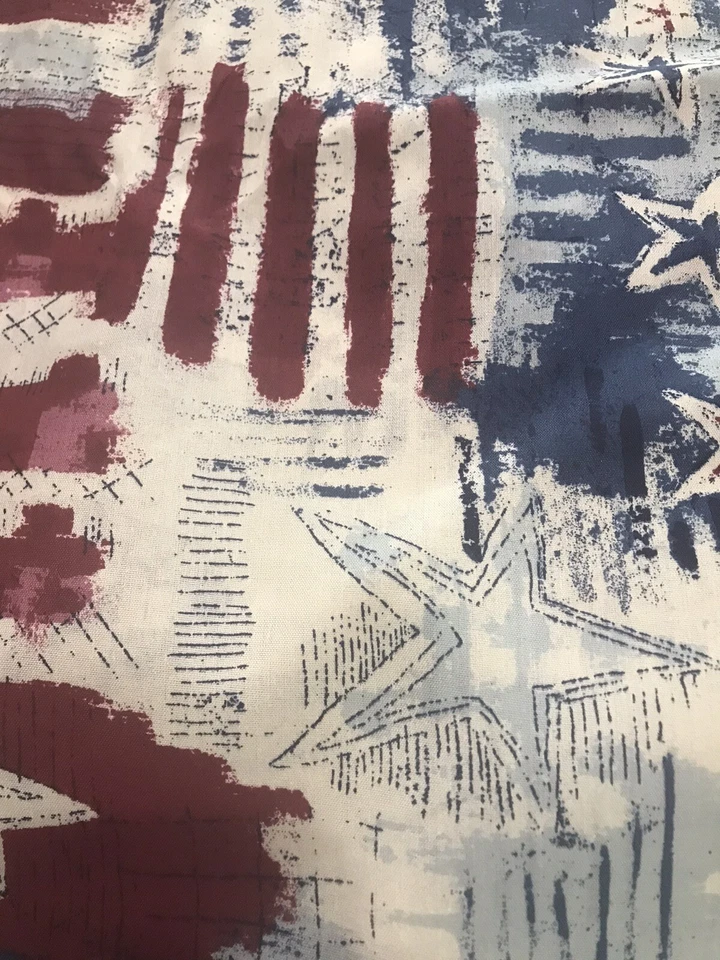 Fabric 1 Yard Stars & Stripes  36 Wide 100% cotton Quilting,crafting,sewing, - Image 2 of 4