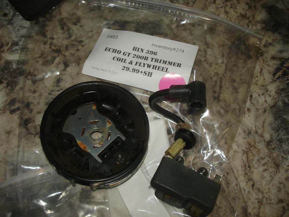 Echo GT-200r gt 200 r coil flywheel   trimmer part  only Bin 396  - Image 2 of 2