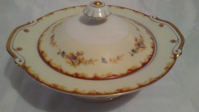 Vintage National China ~ Made in Japan ~ Serving Bowl with Lid