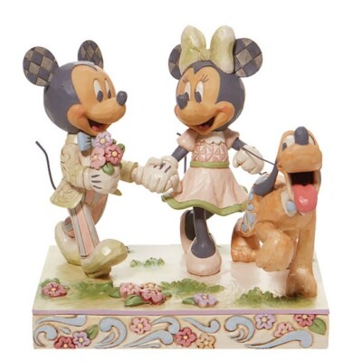 Disney Enesco - Spring Mickey, Minnie und Pluto Figur - Jim Shore