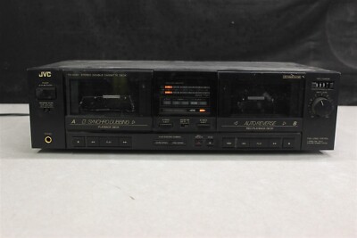 Vintage JVC Td-w301 Auto Reverse Playbackstereo Double Cassette