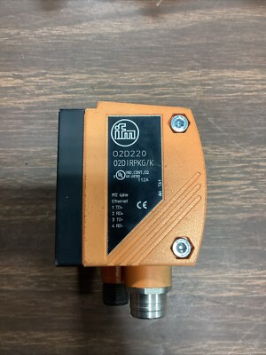 IFM 02D220 MACHINE VISION SENSOR OBJECT RECOGNITION CAMERA, 02DIRPKG/K