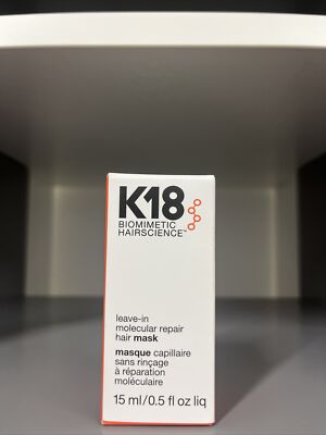 K18 Leave-In Molecular Repair Hair Mask 0.5oz / 15ml Top Seller Free Shipping 