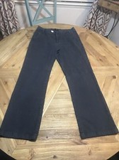Riders by Lee Black Dress Casual Pants Mid Rise Boot Cut Womens Size 8 M