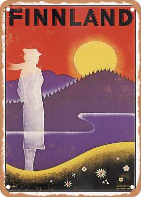 METAL SIGN - 1936 Finland Vintage Ad