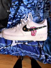 Nike Air Force 1, Rolling Stones custom shoes...