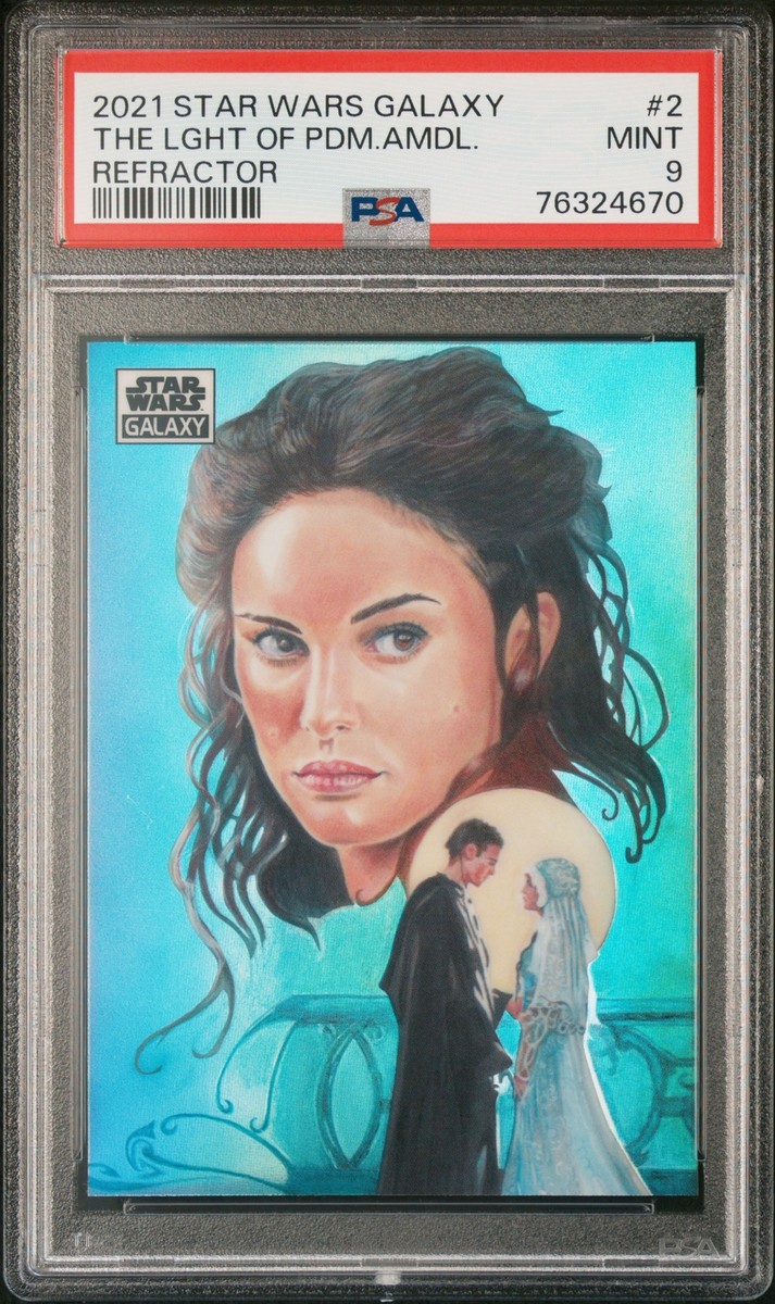 2021 TOPPS CHROME STAR WARS GALAXY REFRACTOR #2 THE LIGHT OF PADME