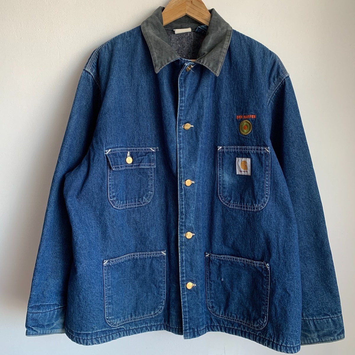 ジャケット・アウター carhartt denimcoverall 70s chorecoat USA s-l400.jpg