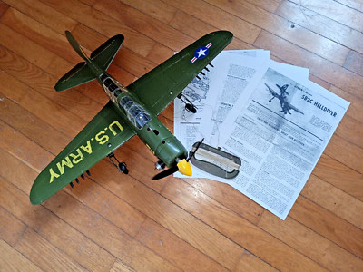 Cox Thimble Drome CURTISS A-25 - Helldiver - Fesselflugzeug - absolute Rarität !