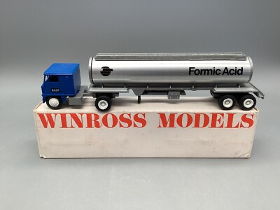 LKW Modell 1:64 Winross White Truck mit Tankauflieger BASF Formic Acid in OVP