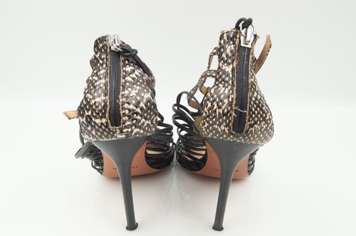 L.A.M.B. By Gwen Stefani Iridescent Brook Strappy Peep Toe Sandal Heels Size 8.5 - Picture 3 of 6