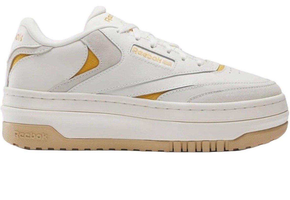 SAOLA scarpe donna reebok Club C Extra Sneaker taglia 10 nuove con etichetta piccole macchie verdi sulla suola