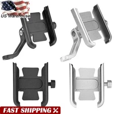 Aluminum Motorcycle Bicycle ATV UTV Cell Phone GPS Handlebar Mirror Mount Holder