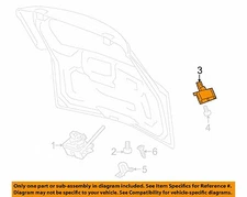 Suzuki XL-7 Lift gate Tailgate Hatch Trunk Release Switch Handle 2007 2008 2009