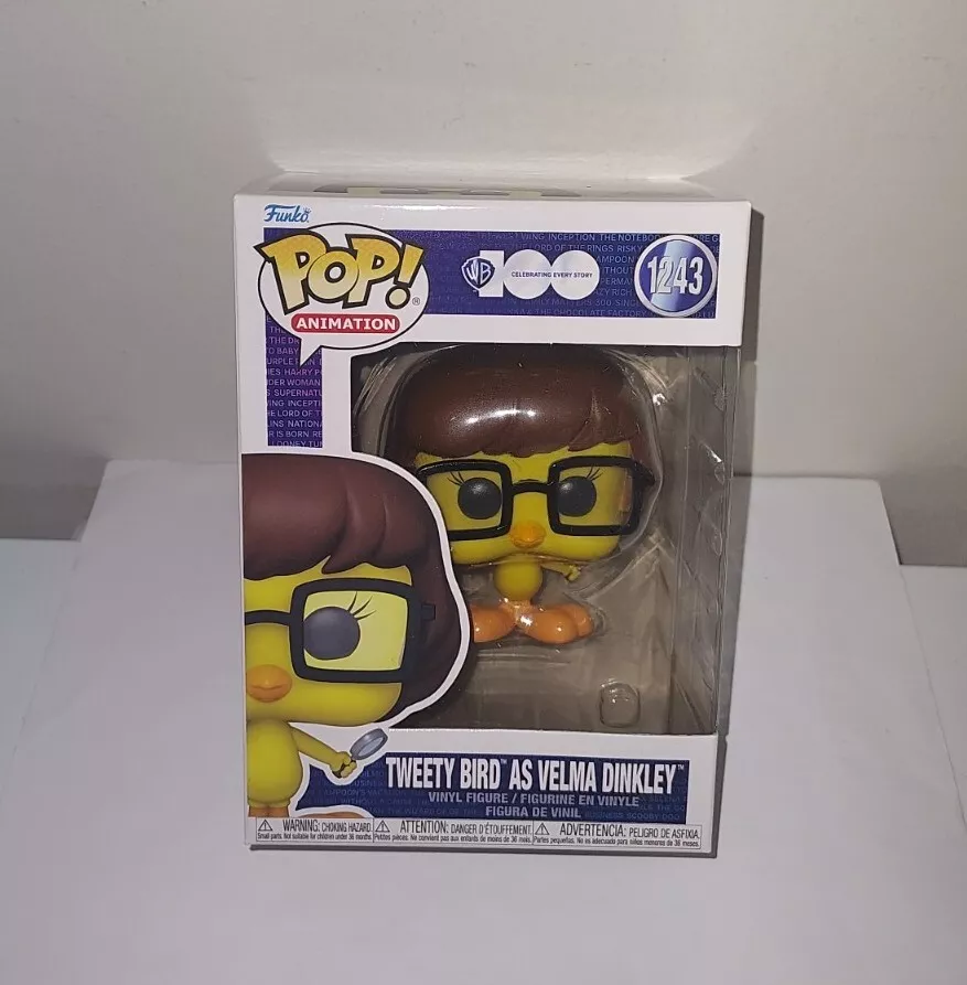 Funko Pop! Animation Warner Bros. 100 Tweety Bird as Velma Dinkley Vinyl  Figure