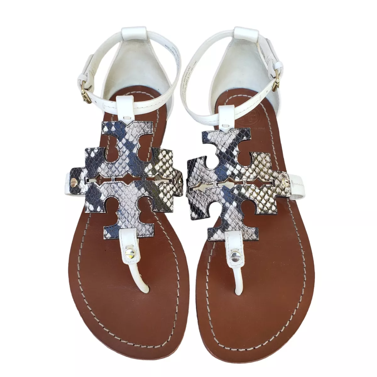 Tory burch 2025 snakeskin sandals