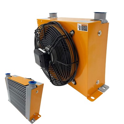 Power Unit Radiator Air-Cooled Hydraulic Oil Cooler 110V Radiator for Industrial Power ...