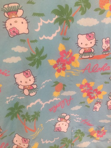 Hello Kitty Hawaii Aloha Scrub Size XS - Picture 3 of 6