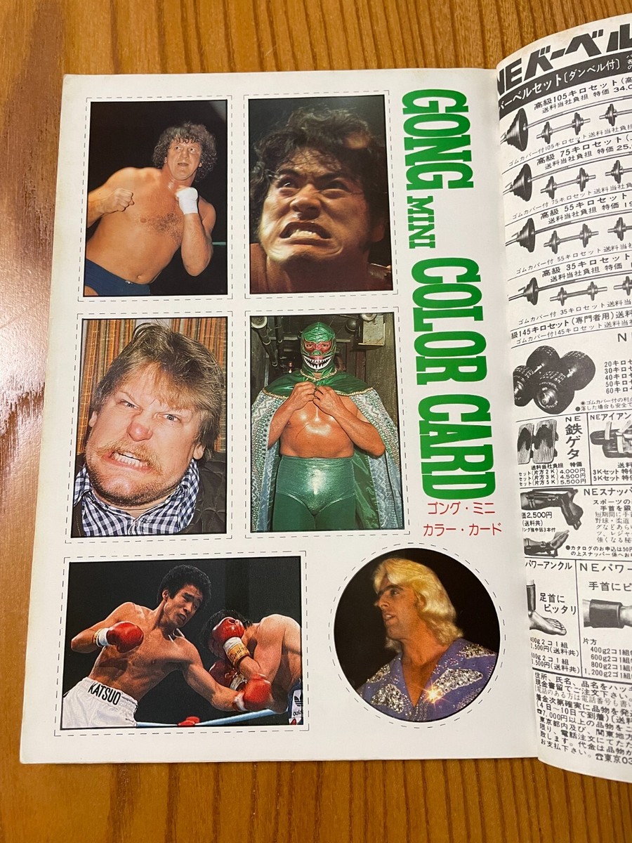 Rare!! Vintage!! 3/1982 Japan Wrestling Magazine 