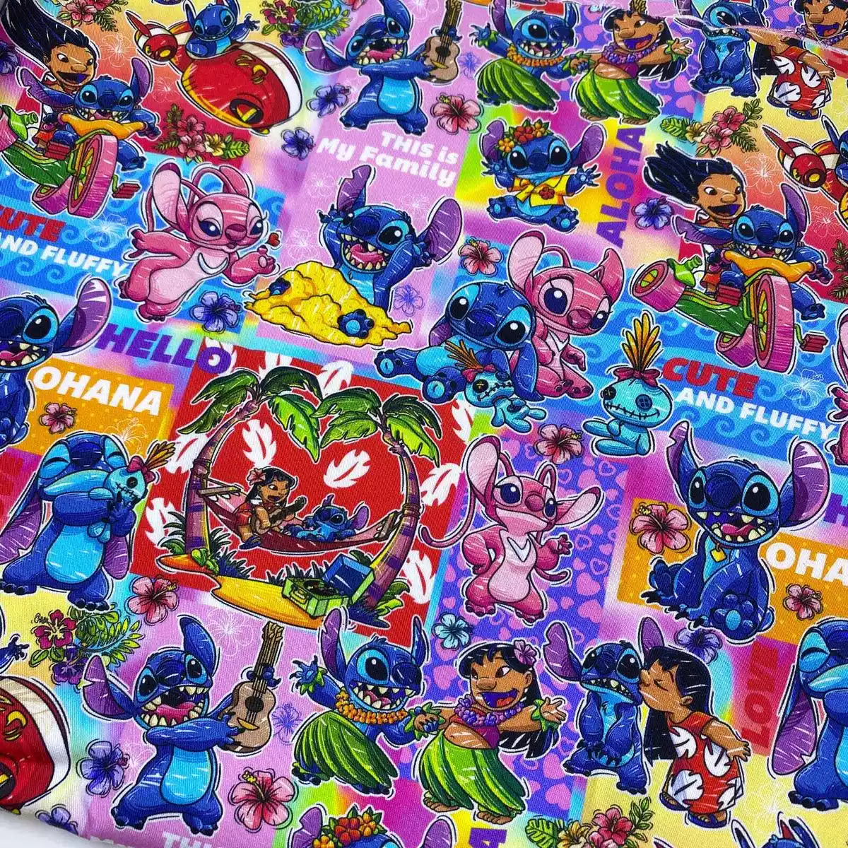 Lilo and stitch on sale fabric