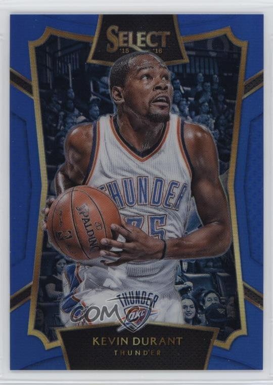 2015-16 Panini Select Concourse Blue Prizm 47/249 Kevin Durant #66 12xq