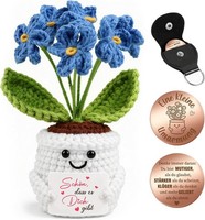 Pocket Hug Vergissmeinnicht GlüCksbringer Geschenk FüR Frauen MäNner Freund