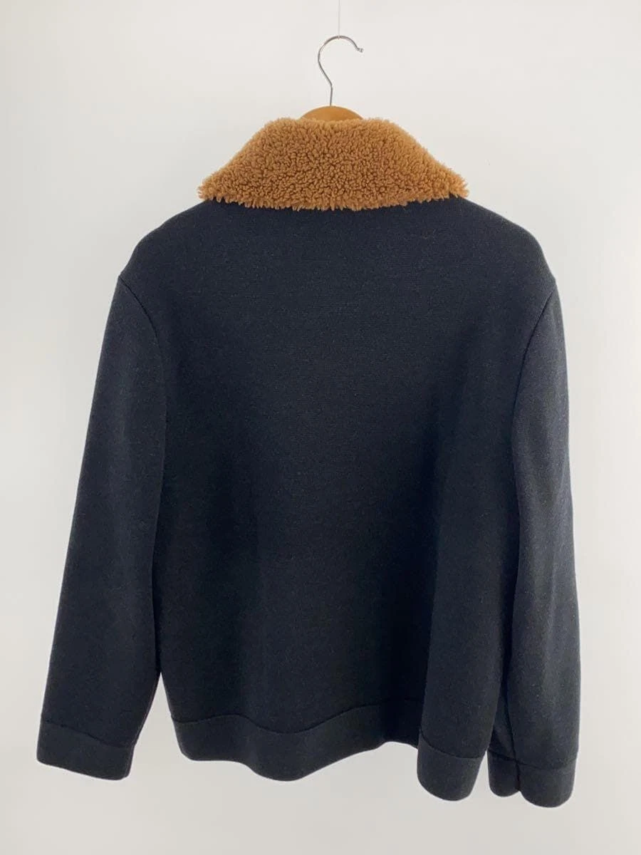 LOUIS VUITTON（LV） LOUIS VUITTON altra maglia blouson con colletto shearling giacca L lana nera usata
